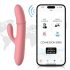 Svakom Mora Neo - intelligente vibratore con braccio clitorideo e perline (rosa)