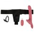 You2Toys - Set vibratore strap-on (nero-malva)