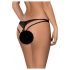 Obsessive Picantina - Slip nero a doppia fascia sensuale - L/XL