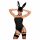 Coniglietta Seducente OB7008 - Costume da Bunny Sexy (nero) 