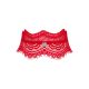 Collare di Pizzo con Catena Obsessive Bergamore (rosso) Taglia Unica S-L 