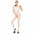 Set Lingerie Aperto in Rete Passion BS029 (Bianco) - Taglia Unica S-L 