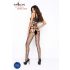 Passion BS032 - Catsuit a rete aperto (nero) - Taglia S-L