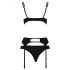 Set Intimo Passion Floris con Motivo Floreale (Nero)  - L/XL