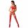 Set Rete Aperta Passion BS047 con Tagli (Rosso) - Taglia Unica S-L 