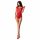 Body Rete Aperto con Ali d'Angelo Passion BS064 (rosso) - Taglia Unica S-L 