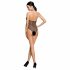 Body in Rete Trasparente "Passion BS087" (Nero) - Taglia Unica S-L 