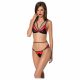 Linea Erotica Passione - Completo Intimo Peonia (rosso e nero) 