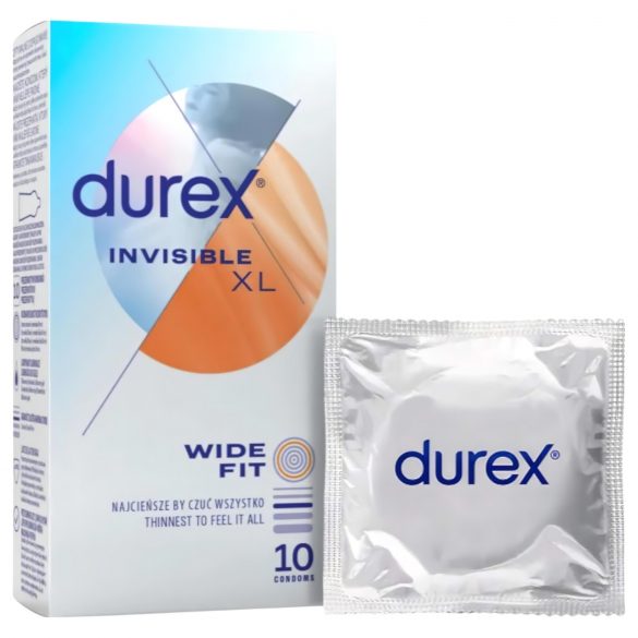 Durex Invisible XL - preservativi extra larghi (10 pezzi)