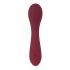 Vibratore Curvo per Punto G Ricaricabile in Silicone (Bordeaux) - Confezione Eco-friendly 