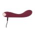 Vibratore Curvo per Punto G Ricaricabile in Silicone (Bordeaux) - Confezione Eco-friendly 