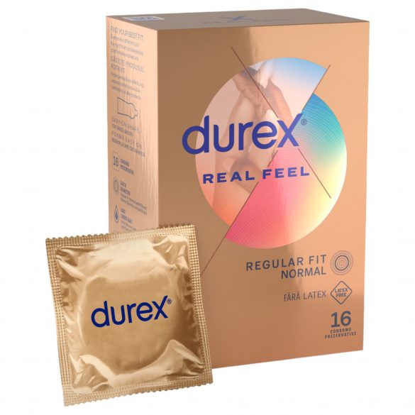 Preservativi Durex Real Feel Senza Lattice (16 pezzi) 