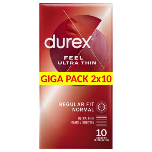 Durex Feel Ultra Thin - Preservativo Ultra Life (2x10pz) 