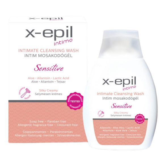 Detergente Intimo X-Epil Sensibile - Gel Delicato per l'Igiene Intima (250ml) 