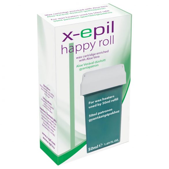 X-Epil Happy Roll - cartuccia di cera (50ml) - aloe vera