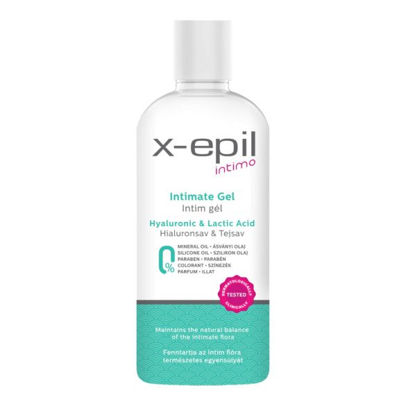 Gel Intimo Idratante con Acido Ialuronico e Lattico X-Epil 