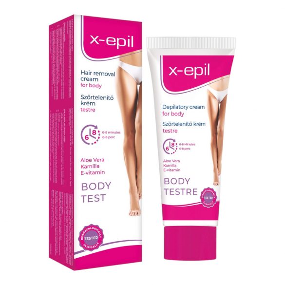 Crema Depilatoria Delicata X-Epil con Aloe e Camomilla (75ml) 