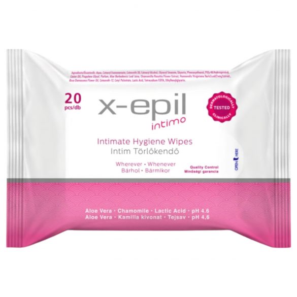 X-Epil Intimo - Salviette intime (20 pz)