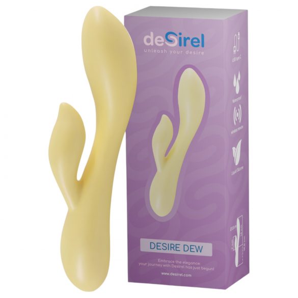 Desirel Desire Dew - vibratore intelligente con braccio clitorideo (giallo)