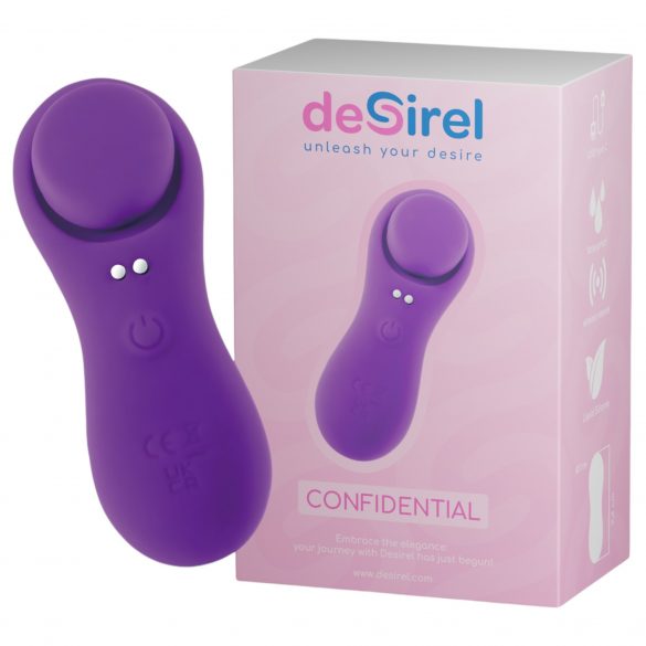 Desirel Confidential - vibratore intelligente da slip (viola)