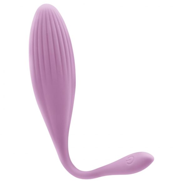 Serie Uova - uovo vibrante ad anello rotante (viola)