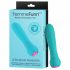 Vibratore compatto in silicone Ultra Bullet di FemmeFunn (turchese) 