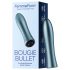 FemmeFunn Bougie - vibratore premium in alluminio anodizzato (argento)