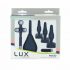 Set di Addestramento Anale in Silicone LUX Active (Nero) 