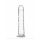 Dildo Trasparente con Base a Ventosa - Crystal Addiction - 18cm 