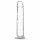 Dildo Trasparente con Base a Ventosa - Crystal Addiction - 18cm 