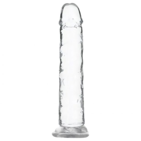 Addiction Crystal - dildo con ventosa (trasparente) - 18 cm