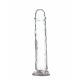 Dildo Trasparente con Base - Addiction Crystal - 20cm 