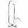 Addiction Crystal - Dildo trasparente con base e testicoli - 15cm