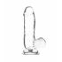 Dildo Trasparente con Ventosa e Testicoli "Addiction Crystal" - 15cm 