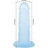 Dildo in Silicone con Ventosa Addiction Coctails (Blu) 