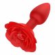 Rosa Solitaria Plug - Vibratore Anale Ricaricabile con Radiocomando (rosso) 