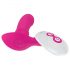 Vibratore prostatico ricaricabile Nalone Marley resistente all'acqua con funzione di riscaldamento e telecomando (rosa) 