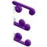 Vibratore Snail Vibe Duo - Ricaricabile, 3in1 Stimolazione (Viola) 