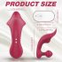 Sex HD Chomper - vibratore clitorideo e anale impermeabile a batteria (rosso) 