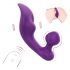 Sex HD Chomper - vibratore impermeabile per clitoride e anale (viola)