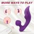 Sex HD Chomper - vibratore impermeabile per clitoride e anale (viola)