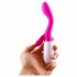 Vibratore Punto G Impermeabile con Stimolatore Clitorideo Pretty Love Brighty (Viola) 