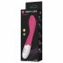 Vibratore Impermeabile per Punto G "Pretty Love Bishop" in Velluto (Rosa-Bianco) 