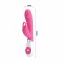 Vibratore Impermeabile per Punta G e Clitoride Pretty Love Gene (Rosa-Bianco) 