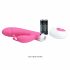 Vibratore Impermeabile per Punta G e Clitoride Pretty Love Gene (Rosa-Bianco) 