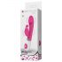 Vibratore Impermeabile per Punta G e Clitoride Pretty Love Gene (Rosa-Bianco) 