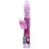 Pretty Love - vibratore con farfalla e braccio clitorideo (rosa)