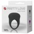 Anello Fallico "Bertram" di Pretty Love con Vibrazione - Non Impermeabile (Nero) 