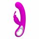 Pretty Love Webb - vibratore ricaricabile e impermeabile con stimolatore clitorideo (rosa) 