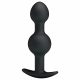 Pretty Love - dildo anale a palline interne (nero)